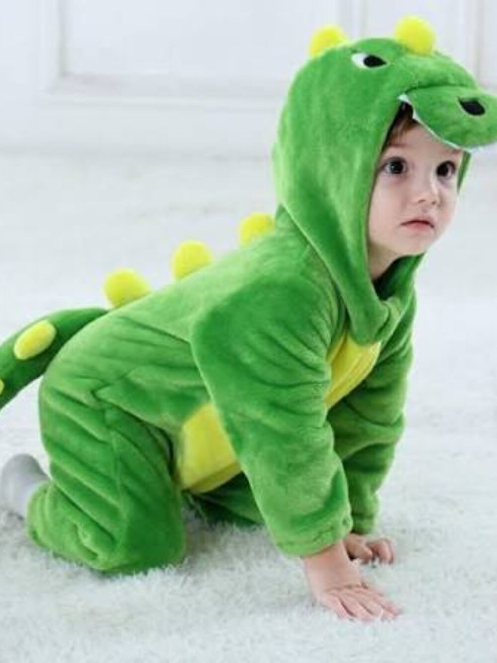 Lolanta Brand Baby Size 12-18 Months Hooded One Piece Dragon Costume Zip Up